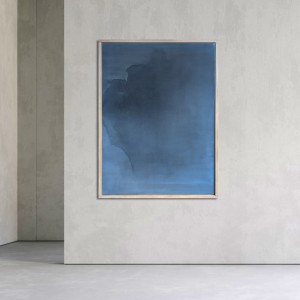 obraz akrylowy Synergia 3, format 80x60cm, oprawiony w dębową ramę