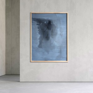obraz akrylowy Synergia 7, format 80x60cm, oprawiony w dębową ramę, idealny do biura lub przedpokoju