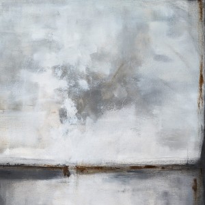 Zbliżenie obrazu olejnego Grafit i umbra I