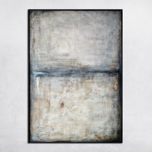 obraz olejny - Szary i beż I, format 170x120cm - dostępny