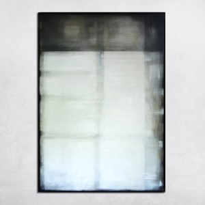 obraz olejny - Biel i heban I, format 170x120cm, dostępny