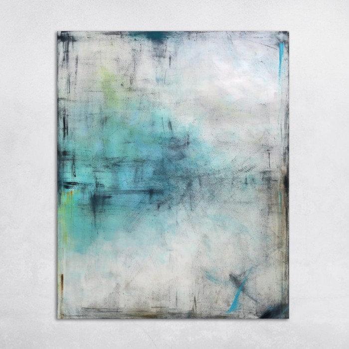 obraz olejny - Lazur i biel I, na zamówienie