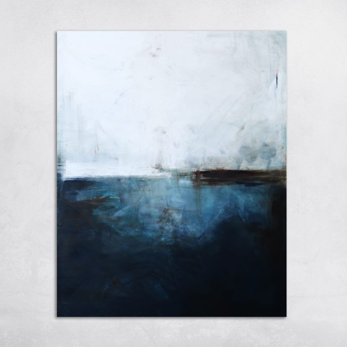 obraz olejny  -  Błękit paryski X, na zamówienie