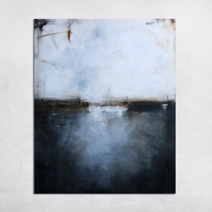 obraz olejny - Miedź i grafit VI, na zamówienie