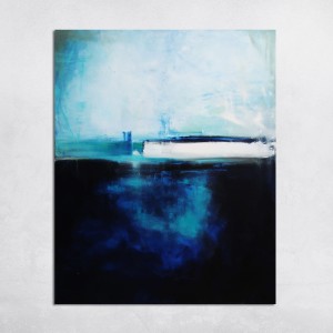 obraz olejny - Błękit paryski V, na zamówienie