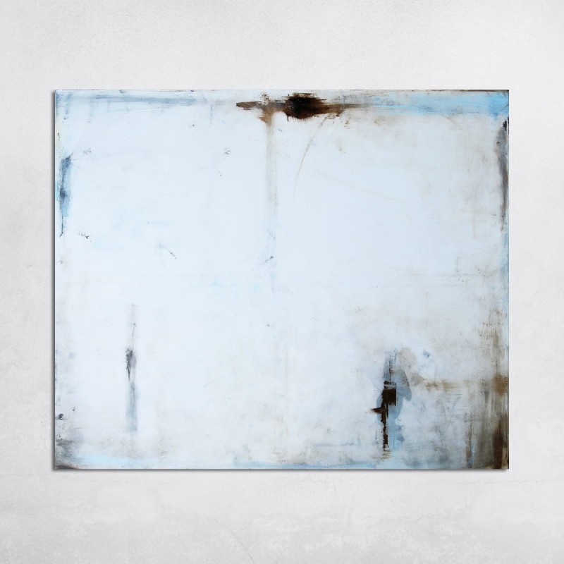 obraz olejny - Błękit i Biel VI, na zamówienie