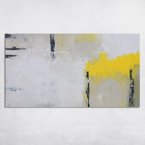 obraz olejny - Żółty II, na zamówienie