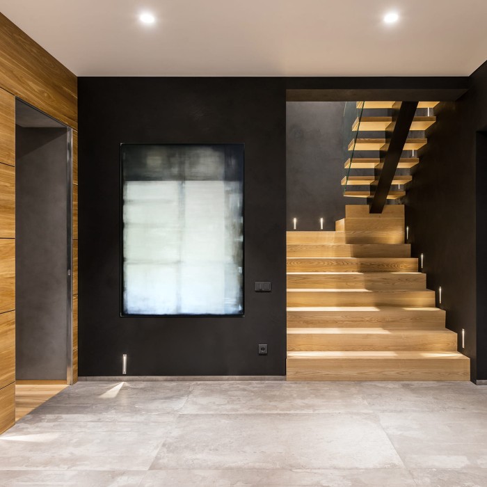 obraz olejny - Biel i heban I, format 170x120cm, duży obraz idealny do przestrzeni publicznej