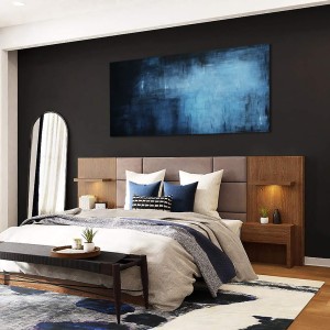 obraz olejny Kobalt z błękitem I, niesamowity obraz do sypialni