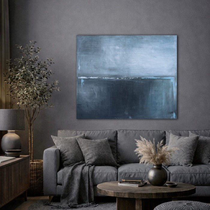 Szary obraz do salonu