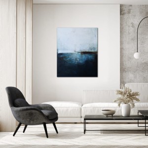 niebieski obraz do salonu