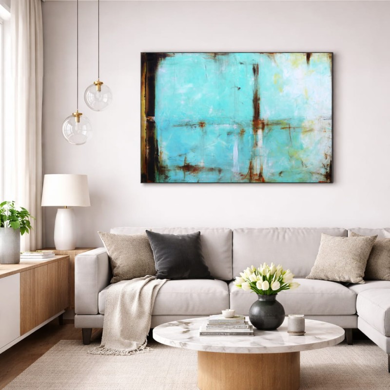 obrazy do salonu w dużych formatach