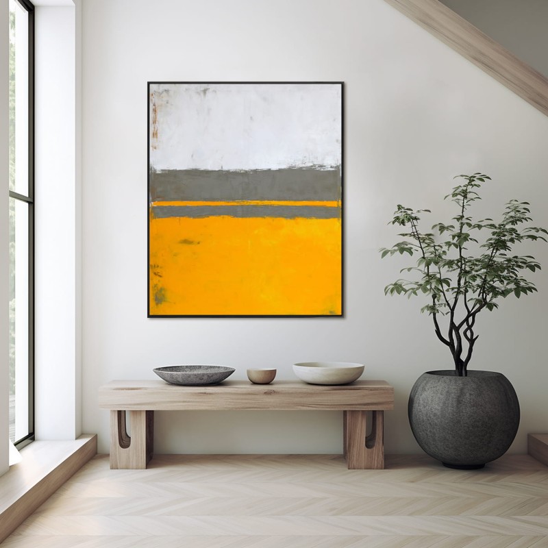 żółty obraz do mieszkania