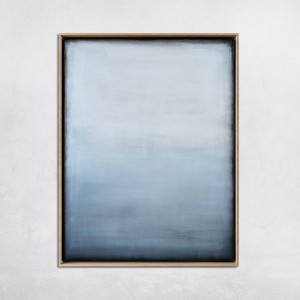 Obraz olejny w formacie 80x60cm oprawiony w ramę z naturalnego dębu.