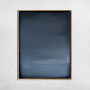 Obraz olejny w formacie 80x60cm oprawiony w ramę z naturalnego dębu.