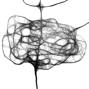 kobieca grafika nr 89 - tancerka, detal