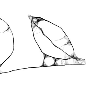 Autorska dziecięca grafika nr 17 obrażone ptaszki, detal