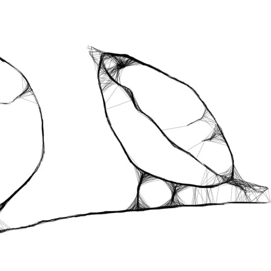 Autorska dziecięca grafika nr 17 obrażone ptaszki, detal