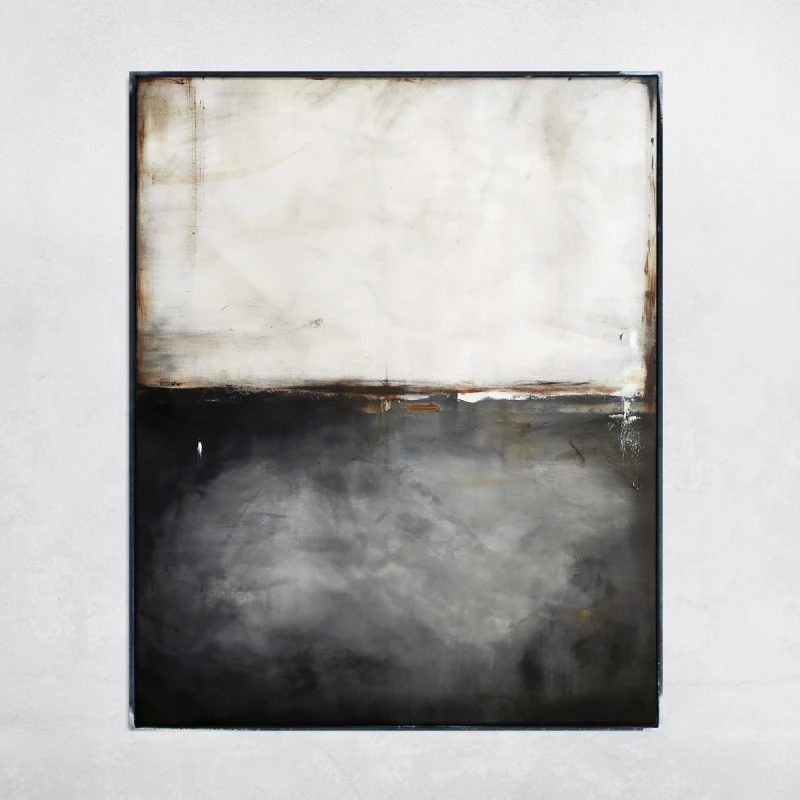 Obraz olejny Miedź i grafit X, format 110x90cm