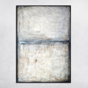 obraz olejny - Szary i beż I, format 170x120cm - dostępny