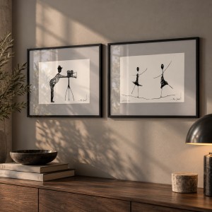Minimalistyczna dekoracja do salonu