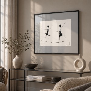 Minimalistyczna dekoracja do salonu
