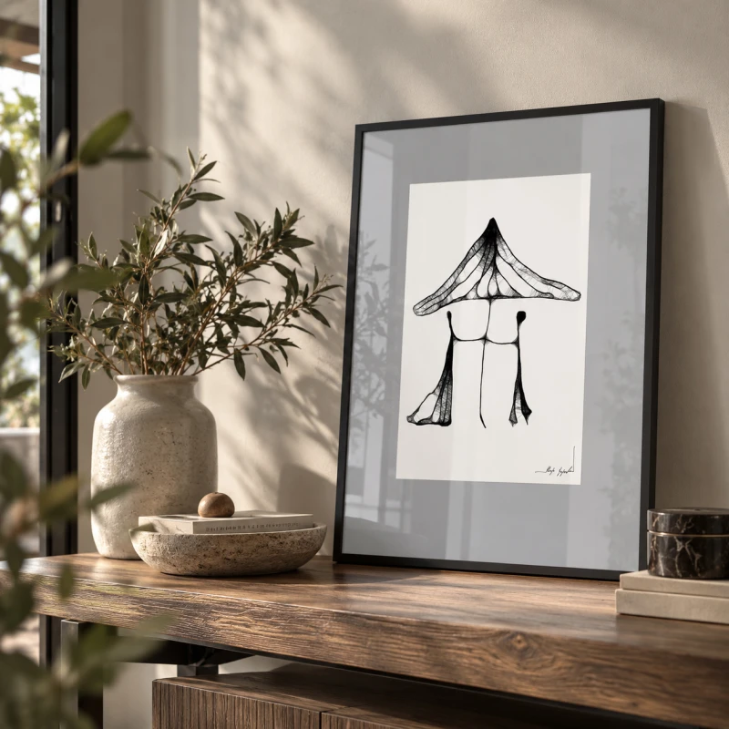 Minimalistyczna grafika z parą