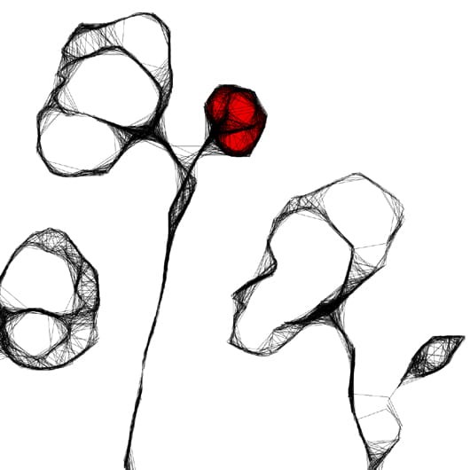 Autorska grafika nr 7 - detal