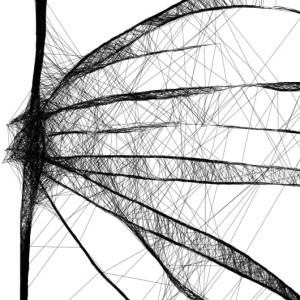 Autorska grafika nr 69 - anioły, detal