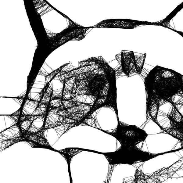 Autorska grafika nr 129 - Szop Pracz - detal