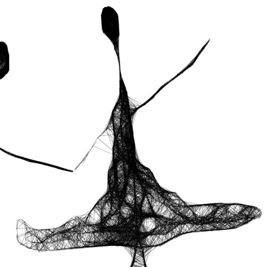 Autorska grafika nr 102 - Tango, detal