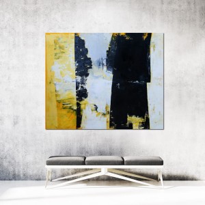 obraz olejny - Żółty VI