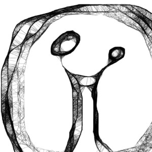 minimalistyczna grafika nr 78 - para, detal