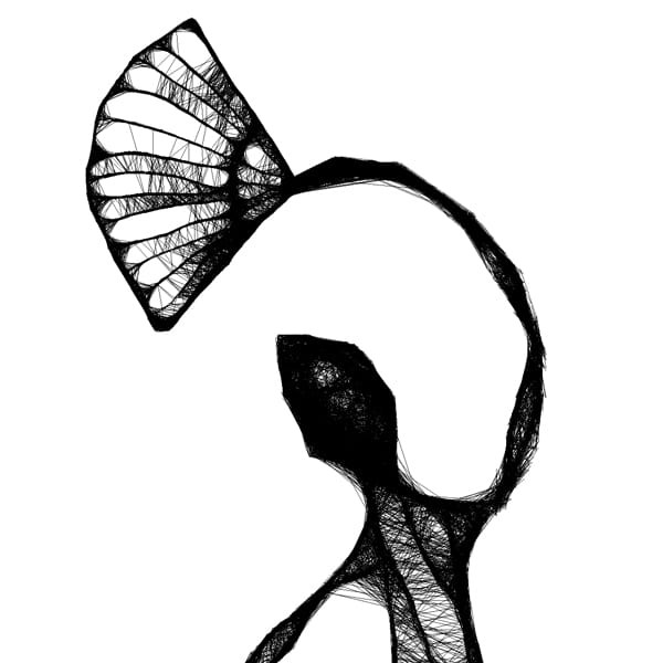 Autorska grafika nr 140 - detal