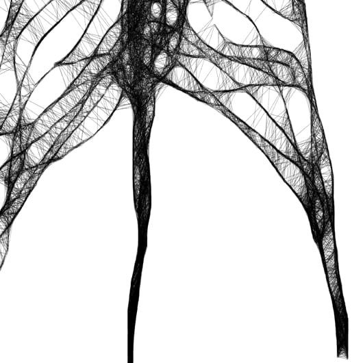 Autorska grafika nr 127 - Anioł - detal