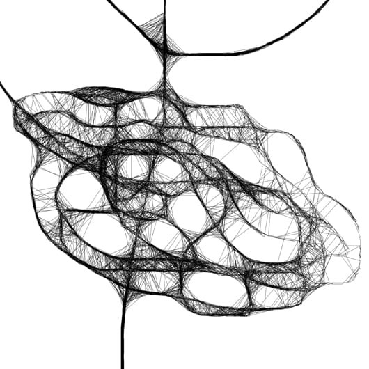 kobieca grafika nr 91 - tancerka, detal