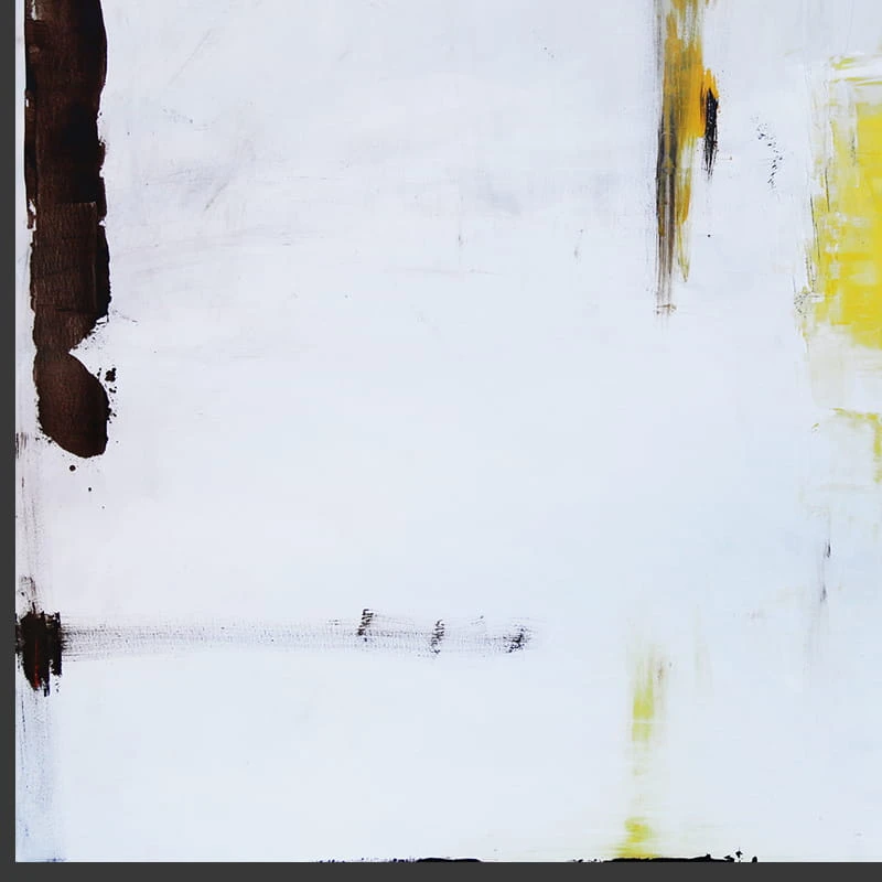 obraz olejny - Heban i Żółty I