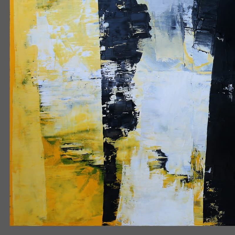 obraz olejny - Żółty VI