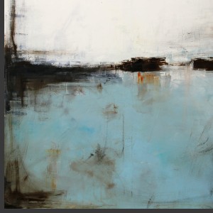 obraz olejny - Błękit i Biel V