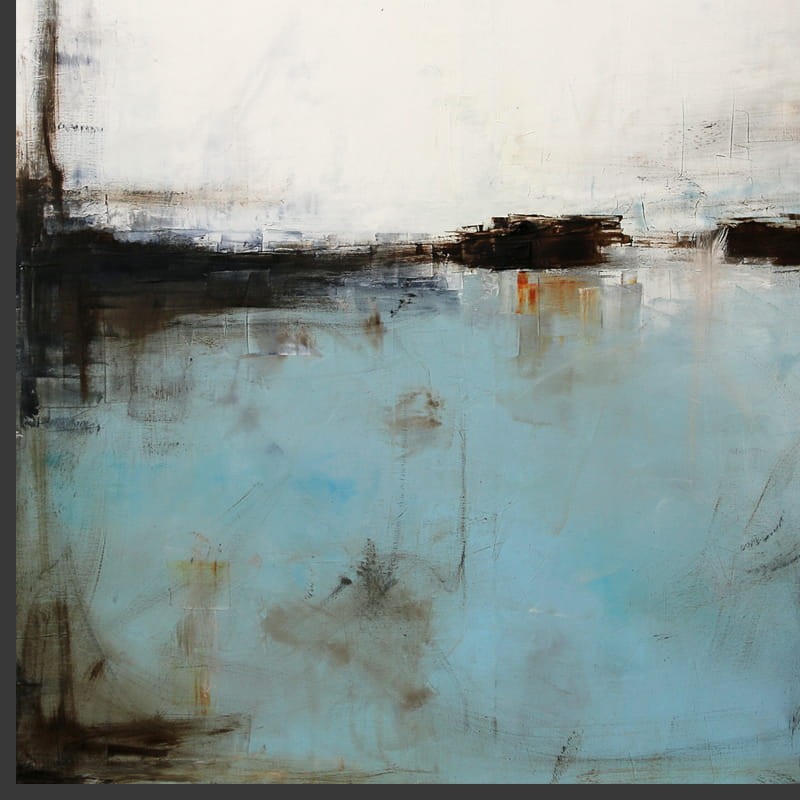 obraz olejny - Błękit i Biel V