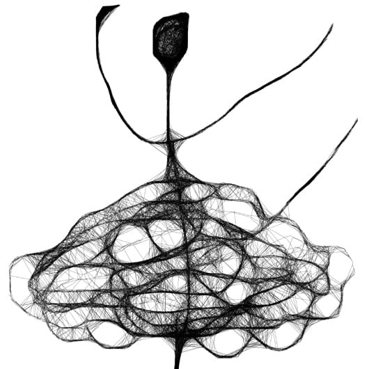 kobieca grafika nr 88 - tancerka, detal