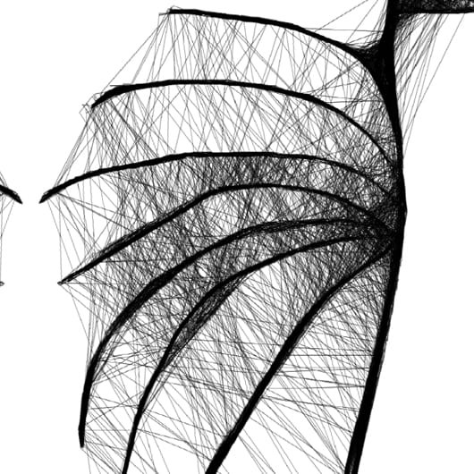 Autorska grafika nr 70 - anioły, detal